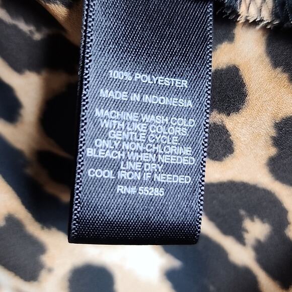 Express Leopard Cheetah XS Blouse - Picture 5 of 7